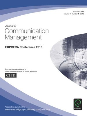 cover image of Journal of Communication Management, Volume 19, Issue 1